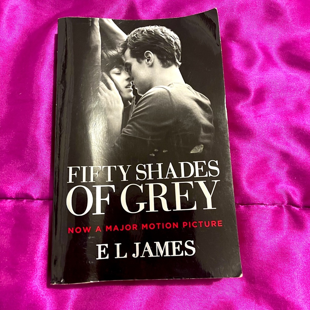 Fifty shades of grey, the first book in the series.